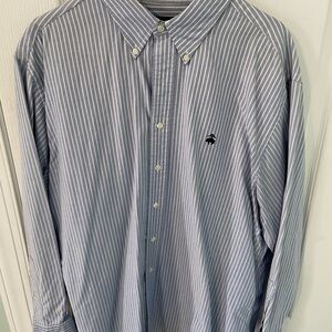Brooks Brothers Blue and White Striped Shirt